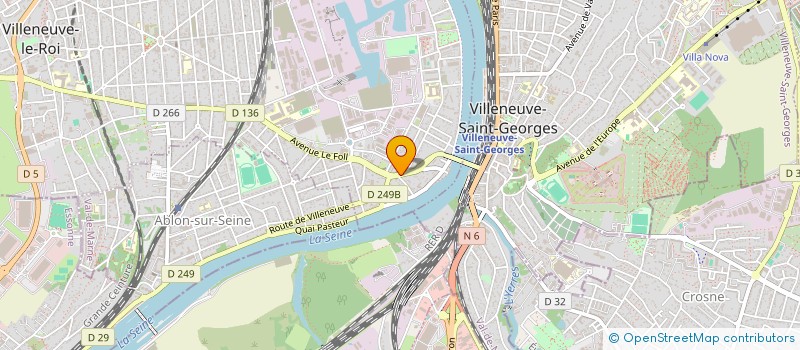 localisation de l'entreprise LOUVERTURE  VILLENEUVE-LE-ROI