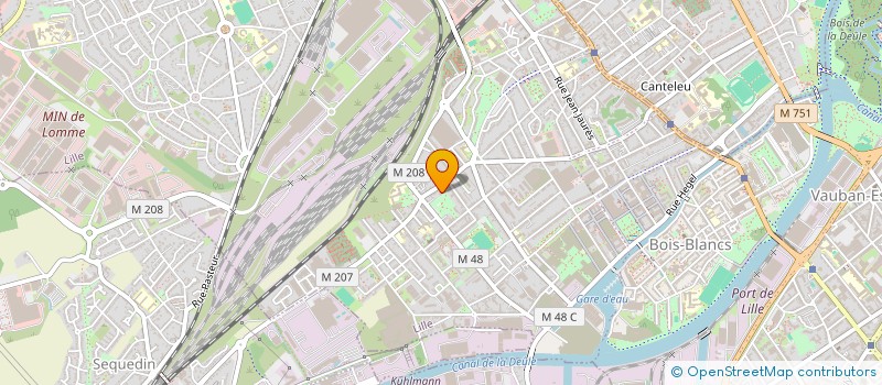 localisation de l'entreprise LOUVERTURE59 à LILLE