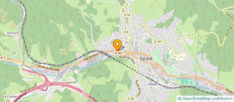 localisation de l'entreprise LOUVES ET BOURRAUX  TARARE