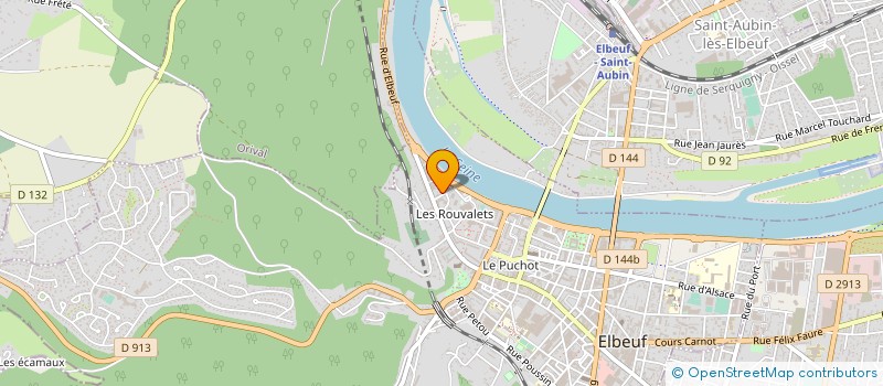 localisation de l'entreprise LOUVET GUILLAUME à ELBEUF