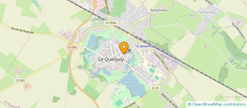 localisation de l'entreprise LOUVI  LE QUESNOY