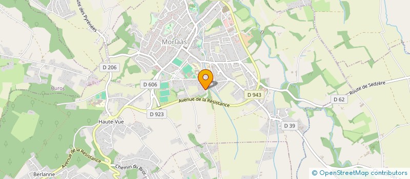 localisation de l'entreprise LOUVIA  MORLAAS