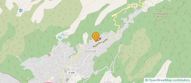 localisation de l'entreprise LOUVIA à CEYRESTE