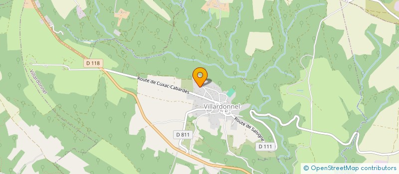 localisation de l'entreprise LOUVIA  VILLARDONNEL