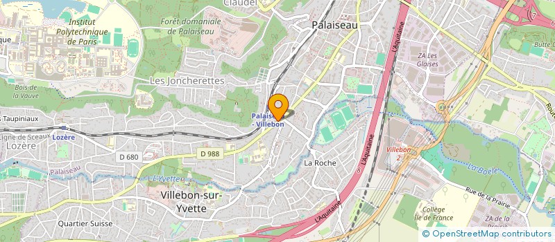 localisation de l'entreprise LOUVIC à PALAISEAU