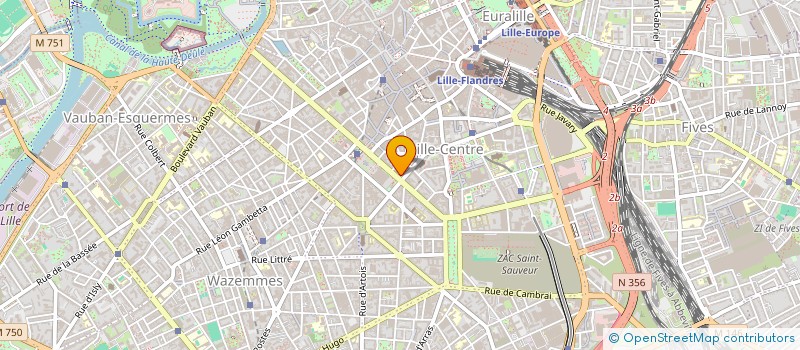 localisation de l'entreprise LOUVIC PARTICIPATIONS  LILLE