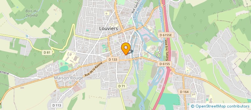 localisation de l'entreprise LOUVIERS AUDITION à LOUVIERS