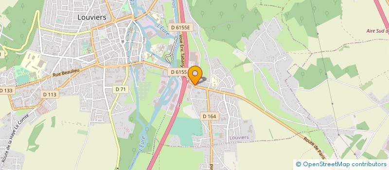 localisation de l'entreprise LOUVIERS PIECES AUTO à LOUVIERS