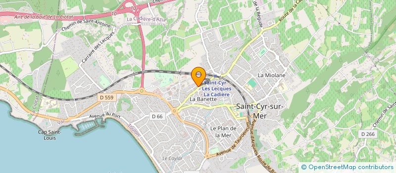 localisation de l'entreprise LOUVIF à SAINT-CYR-SUR-MER