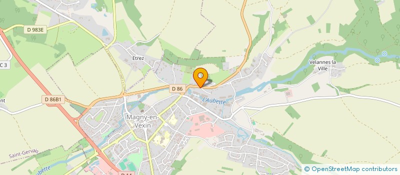 localisation de l'entreprise LOUVIGNY à MAGNY-EN-VEXIN