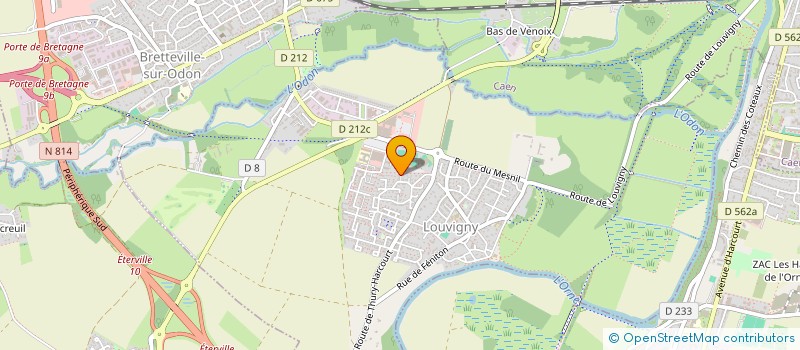 localisation de l'entreprise LOUVIGNY  LOUVIGNY