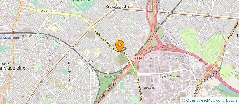 localisation de l'entreprise LOUVIL CENTRE à MARCQ-EN-BARŒUL