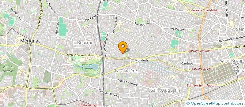 localisation de l'entreprise LOUVIN  BORDEAUX