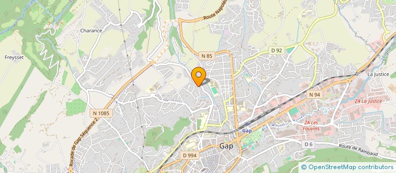 localisation de l'entreprise LOUVIN  GAP