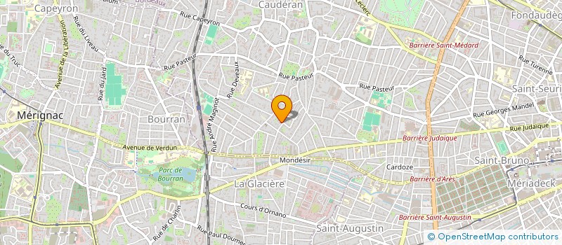 localisation de l'entreprise LOUVOIS 33  BORDEAUX