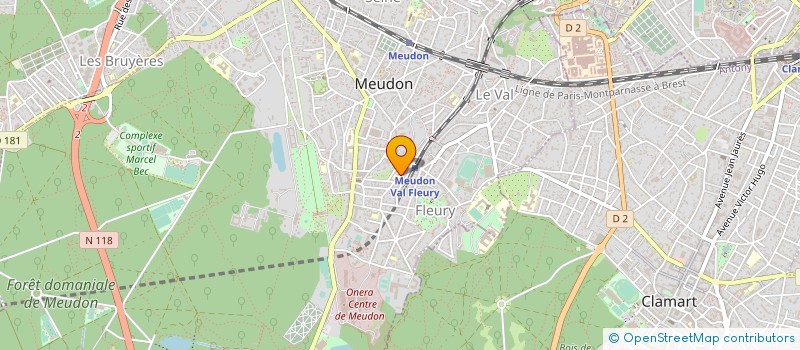 localisation de l'entreprise LOUVOIS à MEUDON