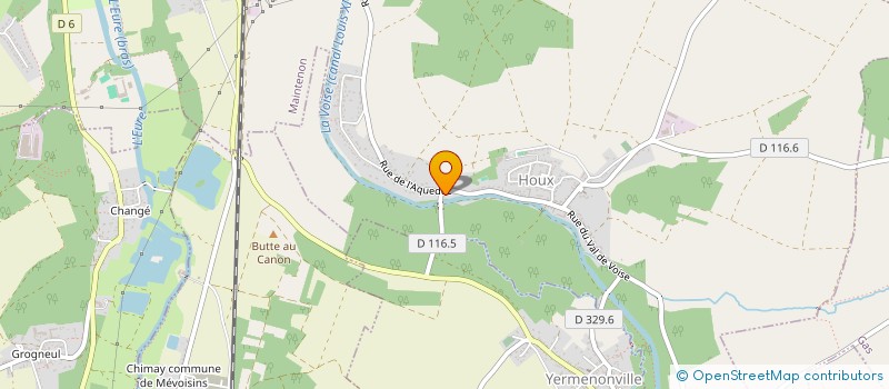 localisation de l'entreprise LOUVOMER à HOUX