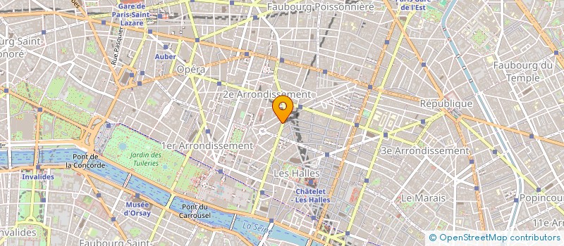 localisation de l'entreprise LOUVRE CONSEIL  PARIS