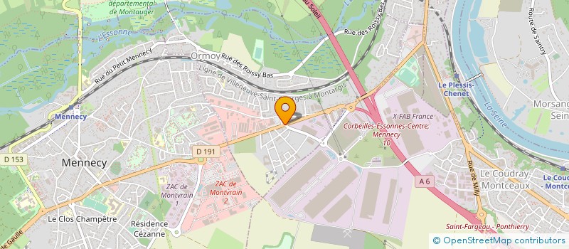 localisation de l'entreprise LOUVRE LINGE LOCATION  ORMOY