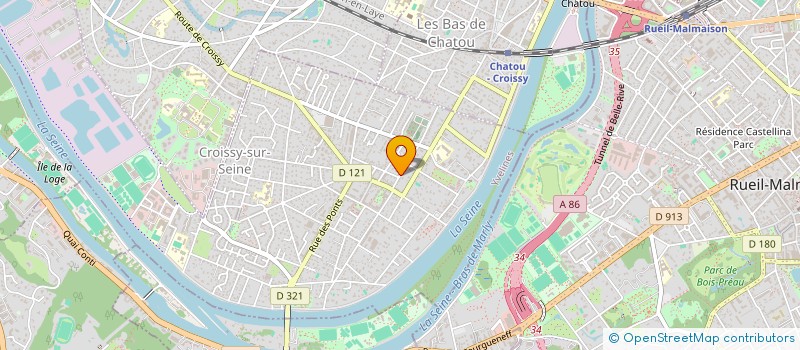 localisation de l'entreprise LOUWAILLY INVEST à CROISSY-SUR-SEINE