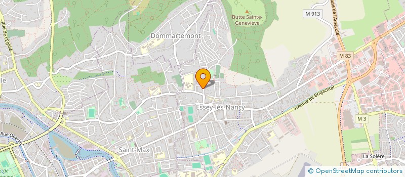 localisation de l'entreprise LOUX M  ESSEY-LES-NANCY