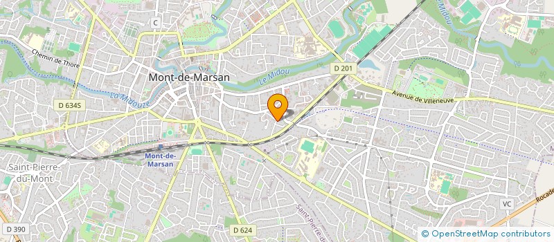 localisation de l'entreprise LOUXOR à MONT-DE-MARSAN