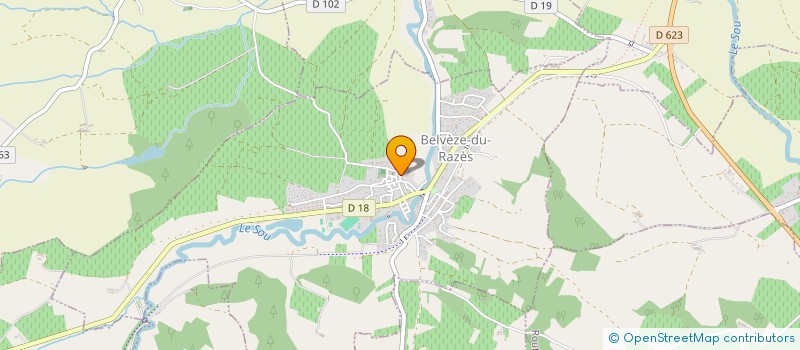 localisation de l'entreprise LOUXOR ETHIQUE  BELVEZE-DU-RAZES