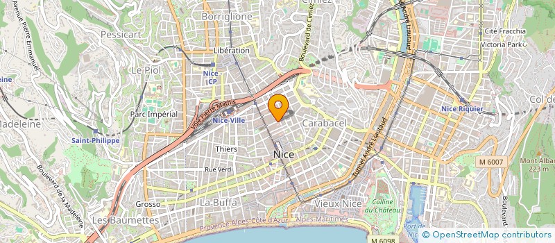 localisation de l'entreprise LOUXOR GAMES à NICE