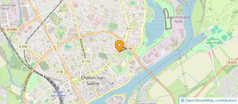 localisation de l'entreprise LOUXOR IMMOBILIER à CHALON-SUR-SAONE
