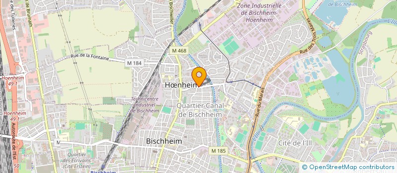 localisation de l'entreprise LOUXOR IMMOBILIER  HNHEIM