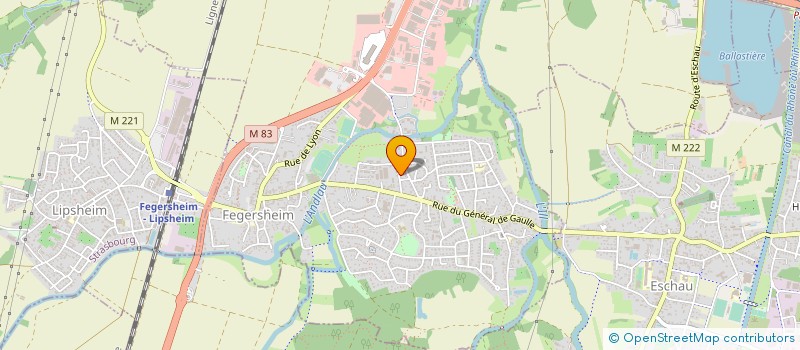 localisation de l'entreprise LOUXOR VTC  FEGERSHEIM