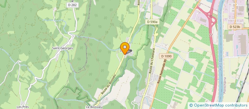 localisation de l'entreprise LOUYENCE  LA FLACHERE