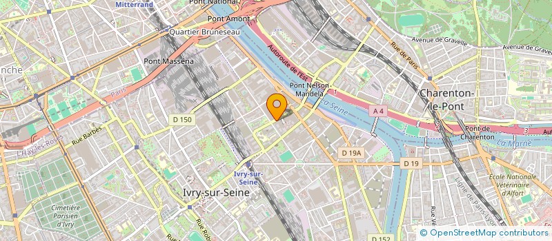 localisation de l'entreprise LOUYOT SAS  IVRY-SUR-SEINE