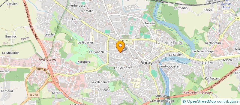 localisation de l'entreprise LOUYSYL à AURAY