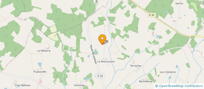 localisation de l'entreprise LOUZAC à SAULGOND