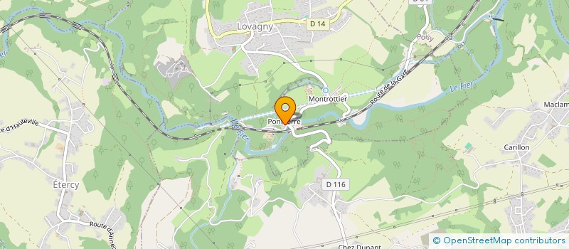 localisation de l'entreprise LOV'AMAP - LA FERME BIO DE LOVAGNY  LOVAGNY