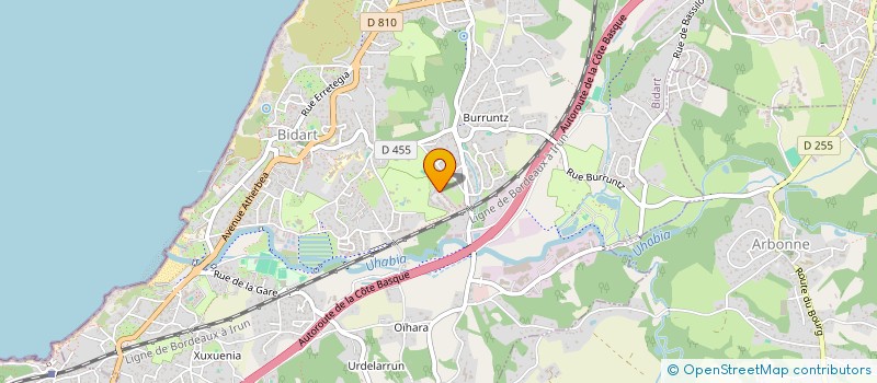 localisation de l'entreprise LOV BY FRANK COUECOU à BIDART