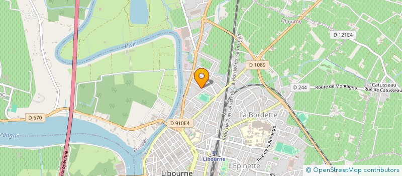 localisation de l'entreprise LOV'ENJOY à LIBOURNE