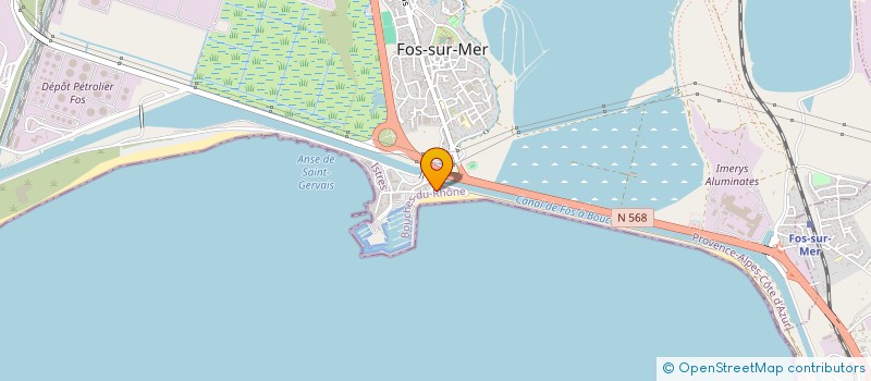 localisation de l'entreprise LOVA à FOS-SUR-MER