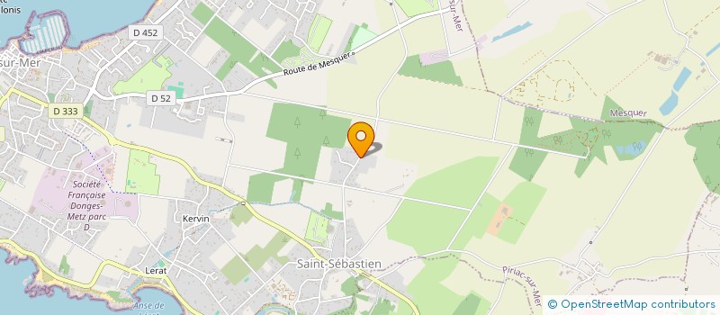 localisation de l'entreprise LOVACHARY  PIRIAC-SUR-MER