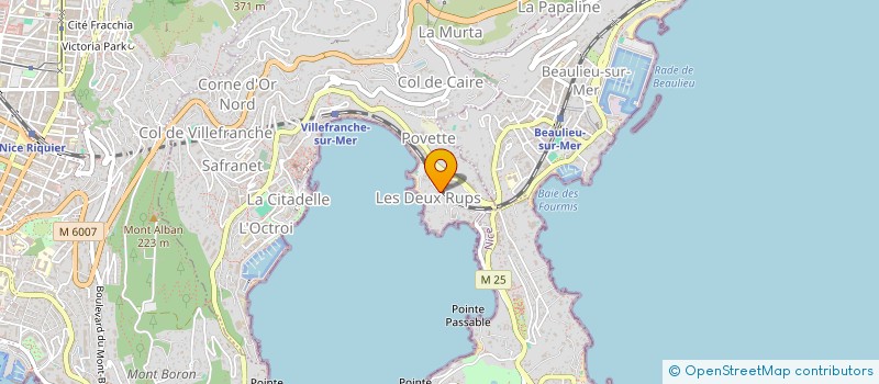 localisation de l'entreprise LOVAL à VILLEFRANCHE-SUR-MER