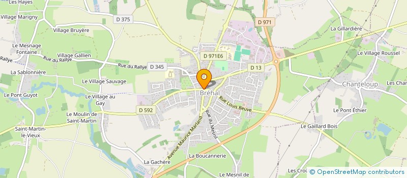 localisation de l'entreprise LOVALI  BREHAL