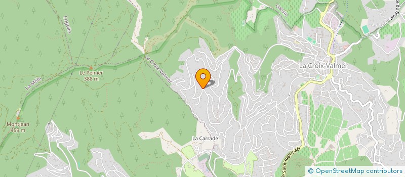 localisation de l'entreprise LOVALMER  LA CROIX-VALMER