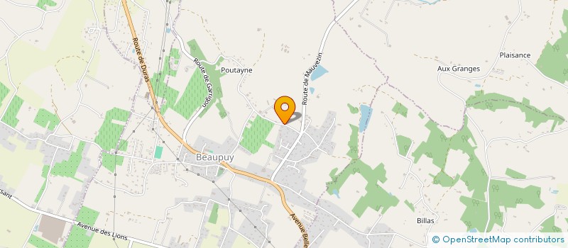 localisation de l'entreprise LOVAN  BEAUPUY