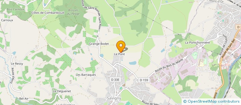 localisation de l'entreprise LOVAN ELECTRICITE à SAVIGNY
