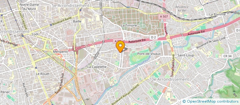 localisation de l'entreprise LOVE à MARSEILLE