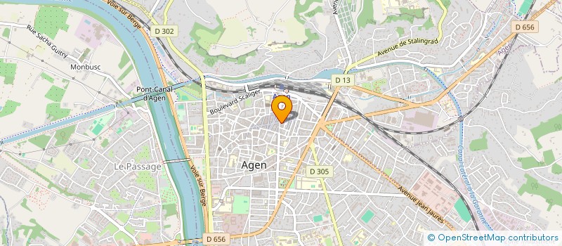 localisation de l'entreprise LOVE AGEN  AGEN