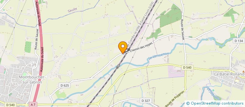 localisation de l'entreprise LOVE AND LIVE PRODUCTIONS  MONTBOUCHER-SUR-JABRON