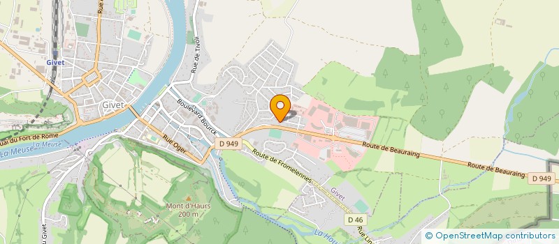 localisation de l'entreprise LOVE ARDENNES à GIVET
