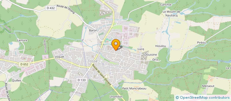 localisation de l'entreprise LOVE BOAT  TOSSE